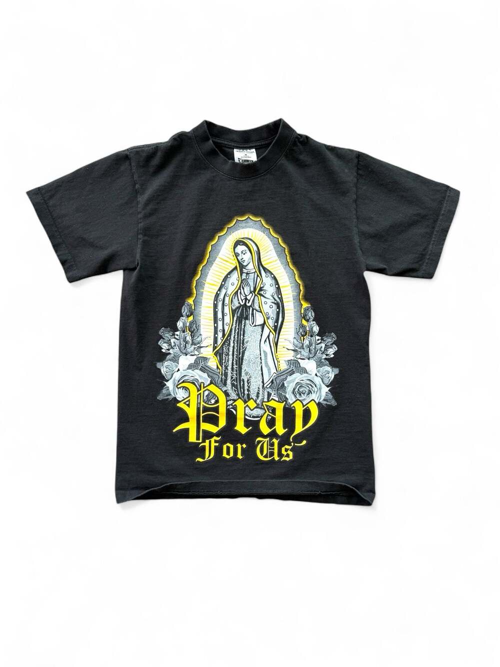 Shaka Wear Our Lady of Guadalupe Pray For Us Graphic T-Shirt Size M